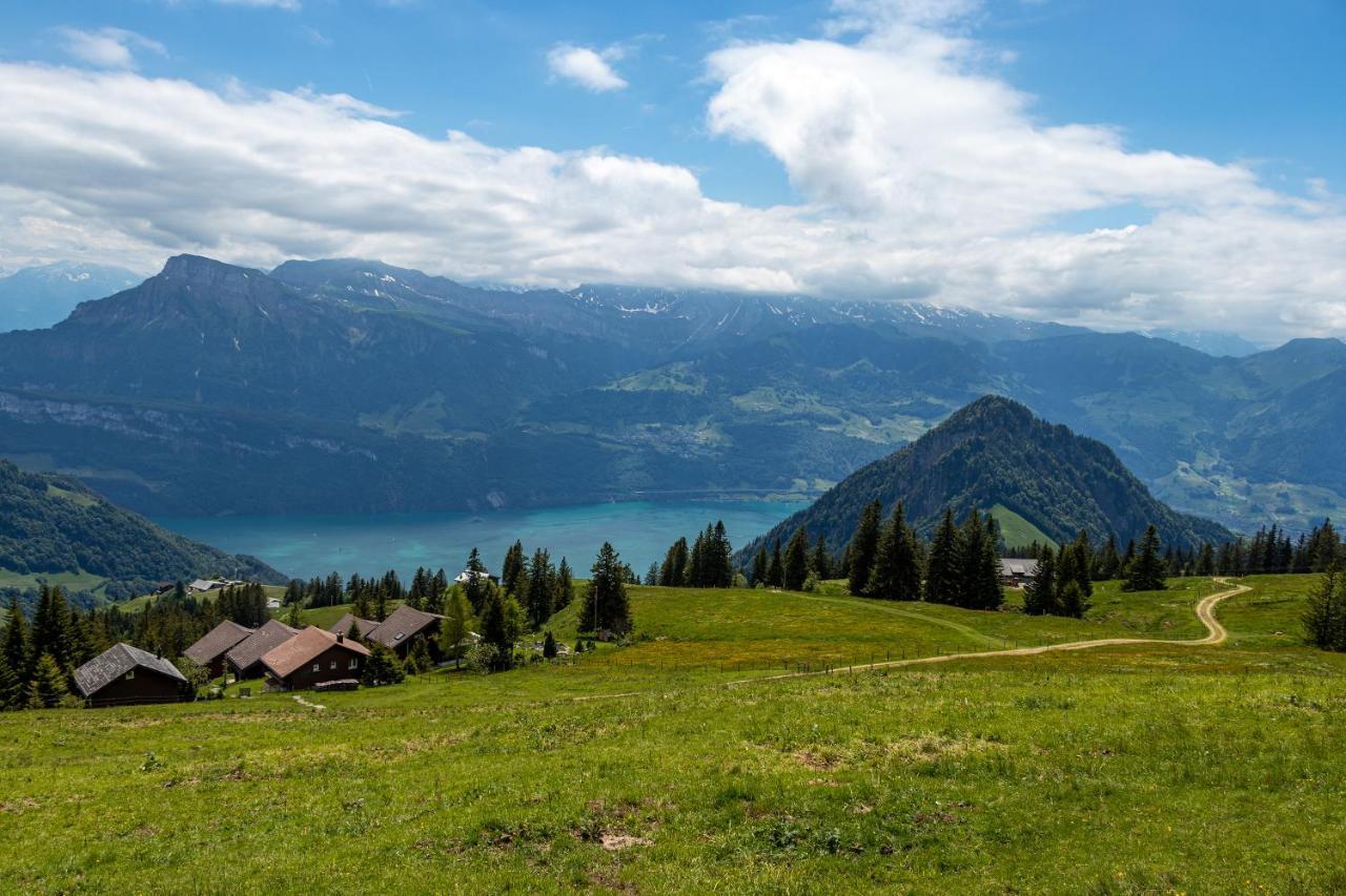 Rigi-Burggeist Alpine Guesthouse Gersau Exterior photo